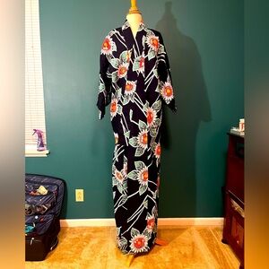 Yukata & Obi (Summer Cotton Kimono)